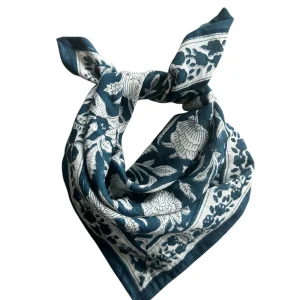 Foulard Gaya Indigo 50 cm – So family