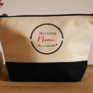 Trousse personnalisée – Meilleure mamie du monde
