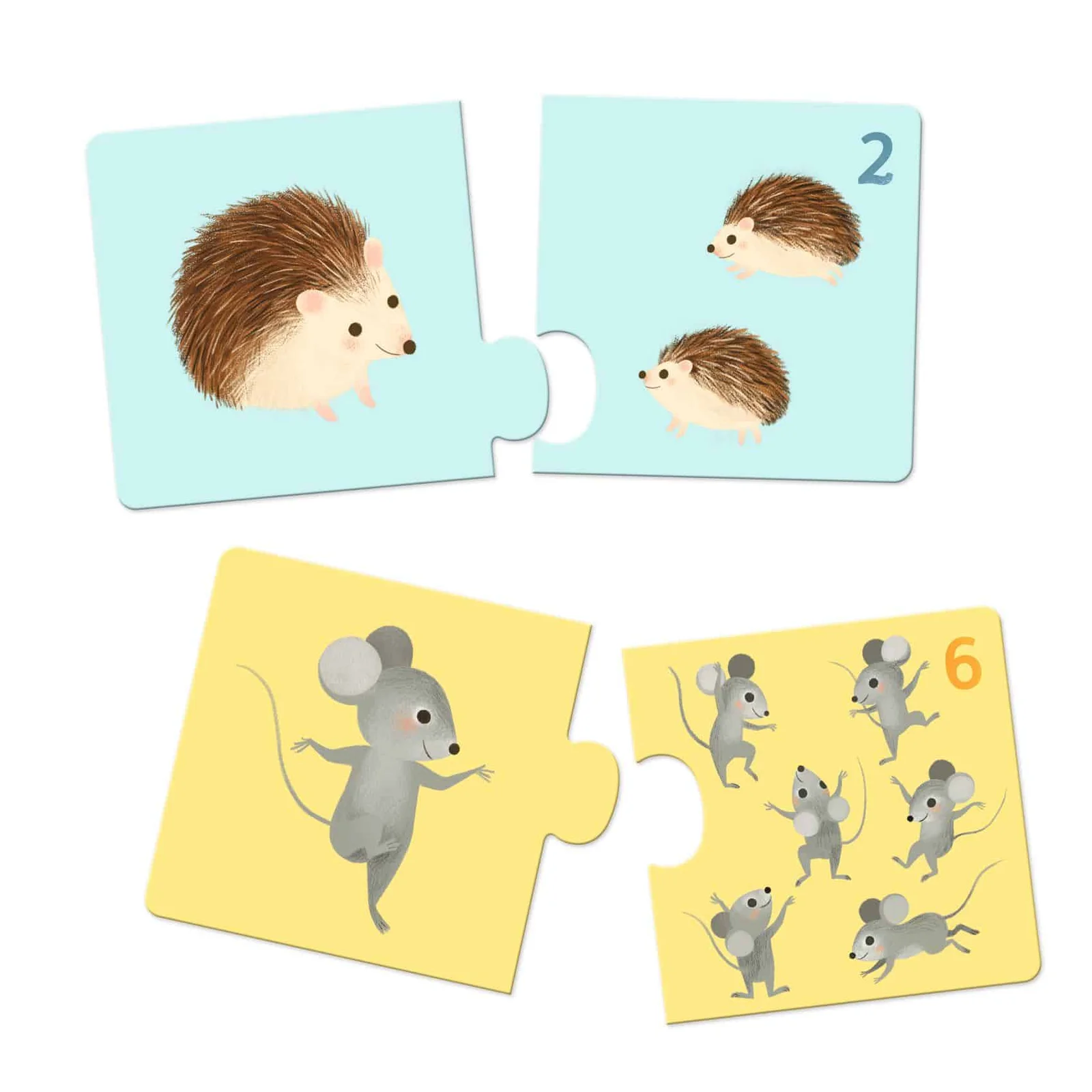 Puzzle Duo Bébés Animaux, Djeco – Image 2