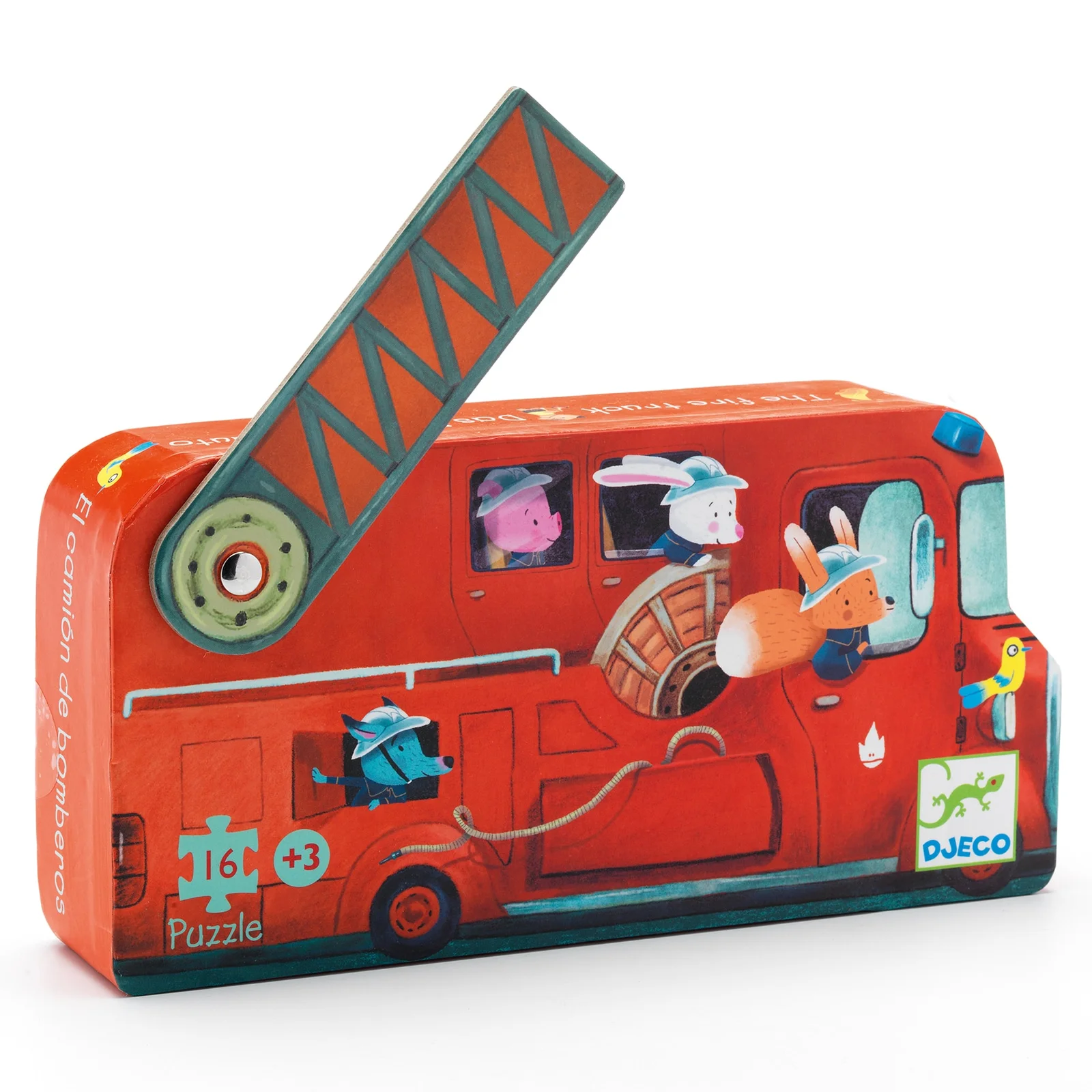 Puzzle Camion de Pompiers, 16p., Djeco