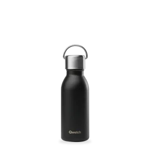 Bouteille Isotherme Compacte & Polyvalente noir – Qwetch Active