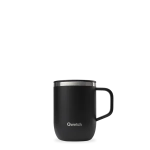 Mug Isotherme noir en Inox Recyclé – Pratique, durable et stylé