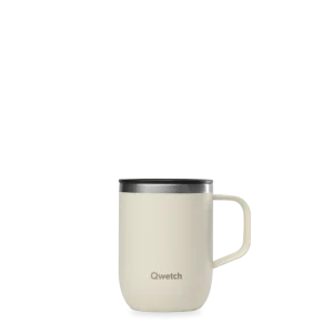 Mug Isotherme sable en Inox Recyclé – Qwetch