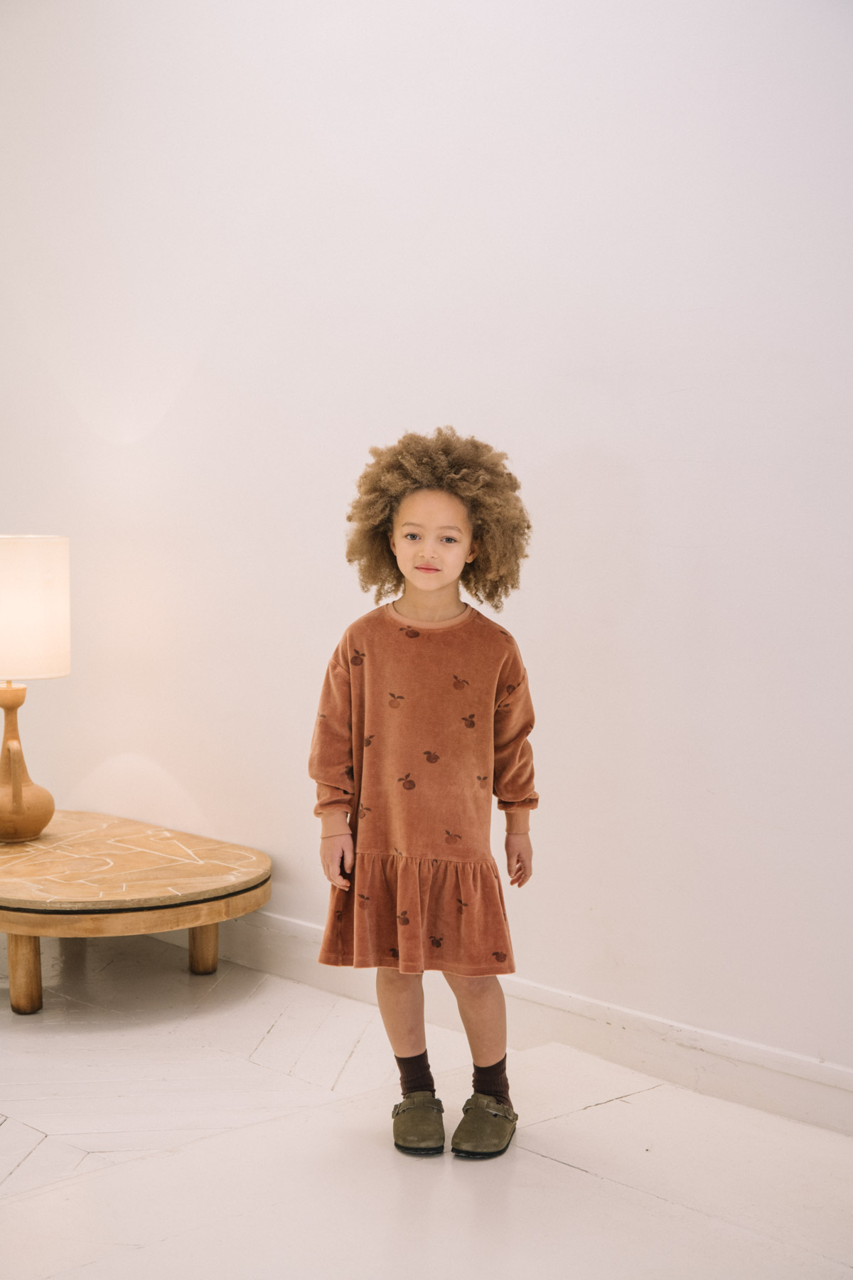 Robe Velours Pommes – Studio Bohème – Image 2