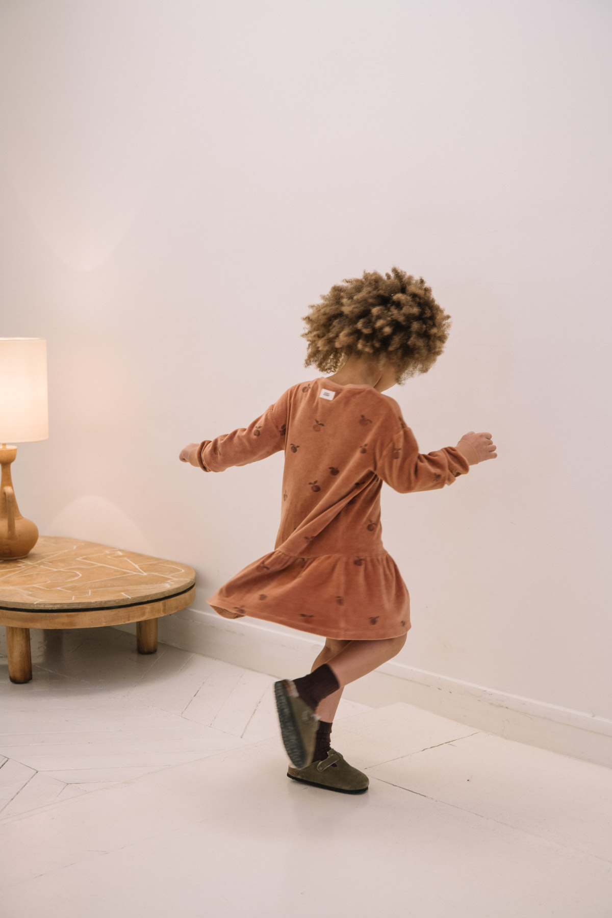 Robe Velours Pommes – Studio Bohème – Image 3