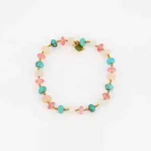 Bracelet Léa Quartz Rose, Zag