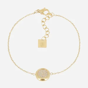 Bracelet Simple en Acier Doré, Zag