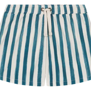 Short de bain bleu rayures – Studio Bohème