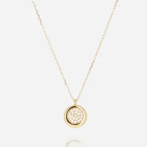 Collier Court acier doré, Zag