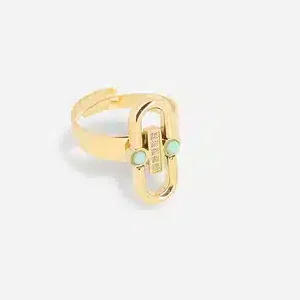 Bague Délita Acier Doré, Zag