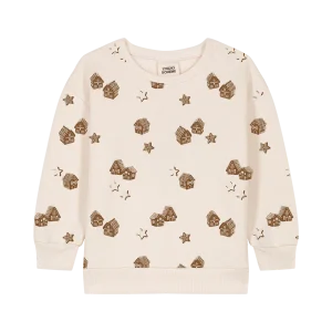 Sweatshirt Bart écru Village de Noël – Studio Bohème Paris