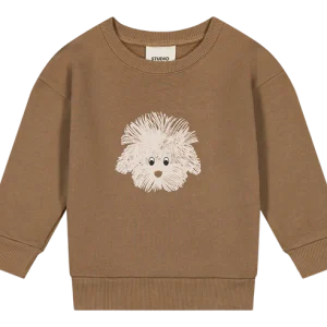 Sweatshirt enfant Bart mocha chien – Studio Bohème