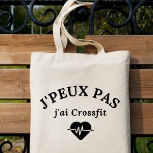 Sac fourre-tout j&rsquo;peux pas j&rsquo;ai Crossfit