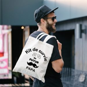 Sac kit de survie du futur papa