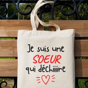 Sac fourre tout sœur qui déchire