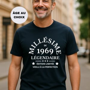 T-shirt Millésime de personnalisable