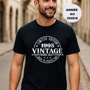 T-shirt vintage personnalisable