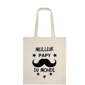 Tote bag homme – Meilleur papy