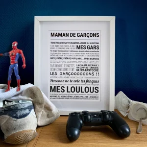 Affiche Maman de Garçons – TOUT EST DIT