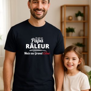Tee-Shirt Papa Râleur | Cadeau Idéal pour Père Humour & Fun
