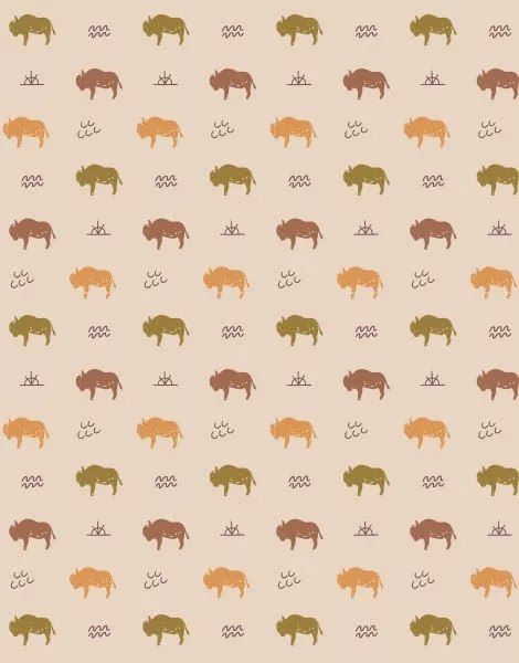 Sac de guidon en coton enduit Buffalo – Image 2