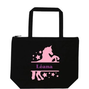 Tote bag sac personnalisé enfant – Licorne