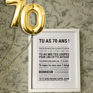 Carte 70 ans – TOUT EST DIT