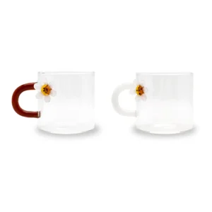 Set de 2 tasses à café Marguerite, WD LIFESTYLE