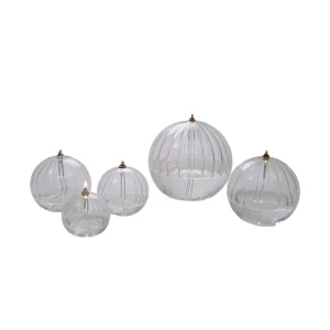 Lampe à Huile Sphère Striée, Bazardeluxe