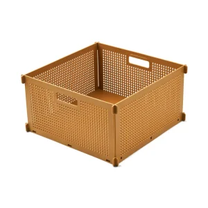 Boite de rangement Dirch taille M | Golden caramel