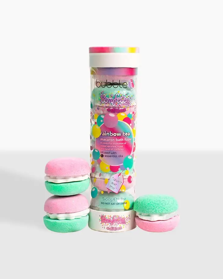 Coffret 5 macarons confetea pour le bain – Image 2