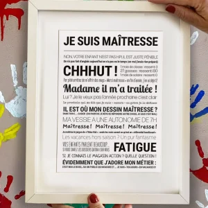 Affiche Maitresse – TOUT EST DIT