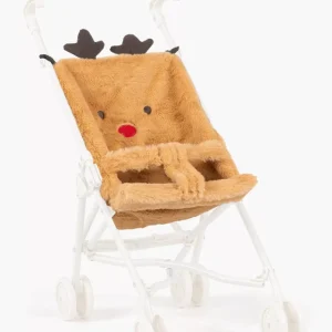 Assise poussette de remplacement Rudolph en fausse fourrure camel