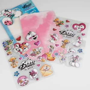 Stickers 3D Diddl – Personnalise ton monde avec fun et relief !