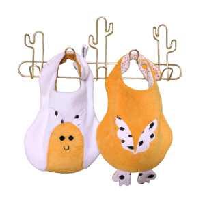 Lot de 2 bavoirs Fripouillou, mixte