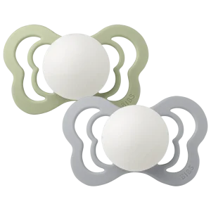 Couture pacifier 2 pack T1 | Sage glow – cloud glow