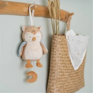 Boîte à Musique Hibou Multicolore, Little Dutch