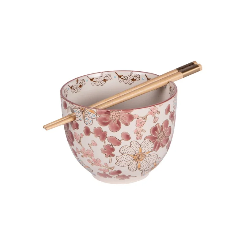 Bol avec baguettes Kiyo 13 cm, BASTIDE