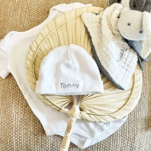 Bonnet Naissance Bébé personnalisé
