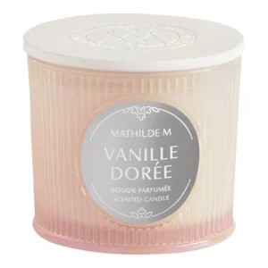Bougie Parfumée Vanille Dorée 400G, Mathilde M.