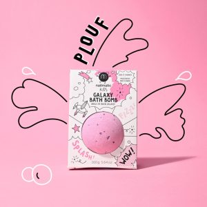 Boule de Bain bombe | Cosmic rose flocons rose