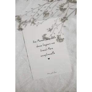 Carte liens du cœur pour mamie, Mon petit Léon