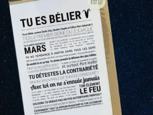 Carte astrologie Belier – TOUT EST DIT