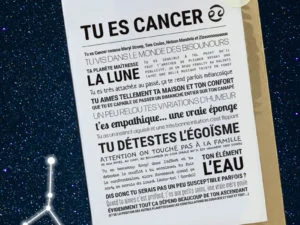 Carte astrologie Cancer – TOUT EST DIT