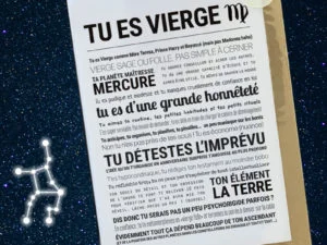 Carte astrologie Vierge – TOUT EST DIT