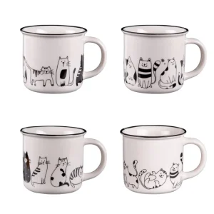 Coffret de 4 mugs 35 cl Friends, BASTIDE