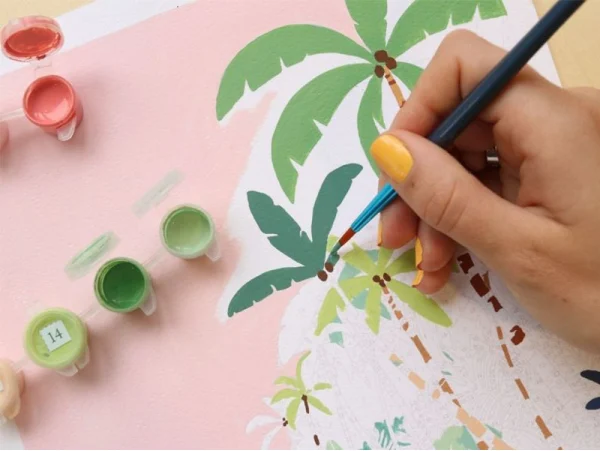 Peinture au Numéro Bora Bora – Image 3