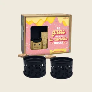 Raclette à la bougie Cookut – Origami noir