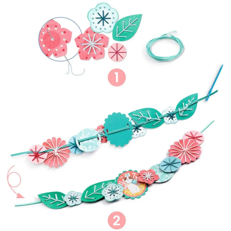 DIY Collier 3 Rangs à Créer, Djeco – Image 4