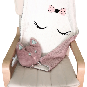 Couverture bébé Miss Papouillou, personnalisable